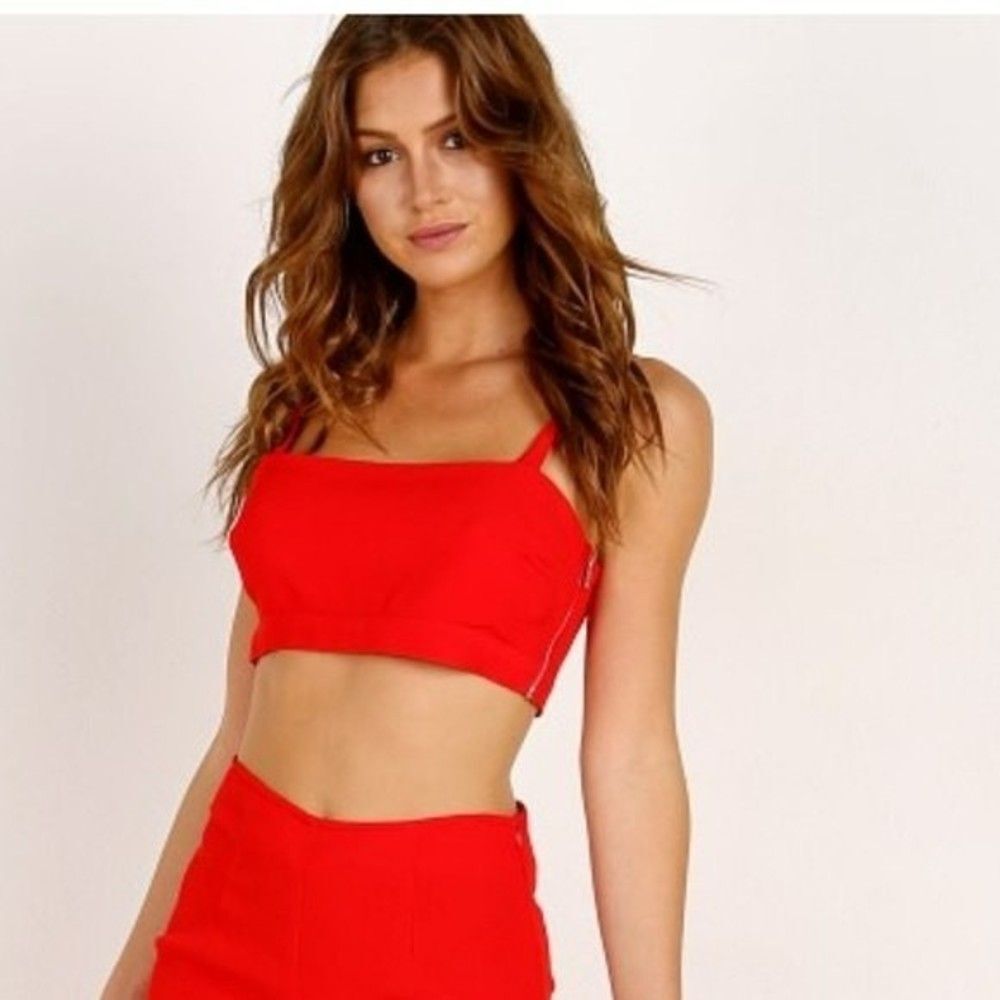 Flynn Skye Red Crop Top
